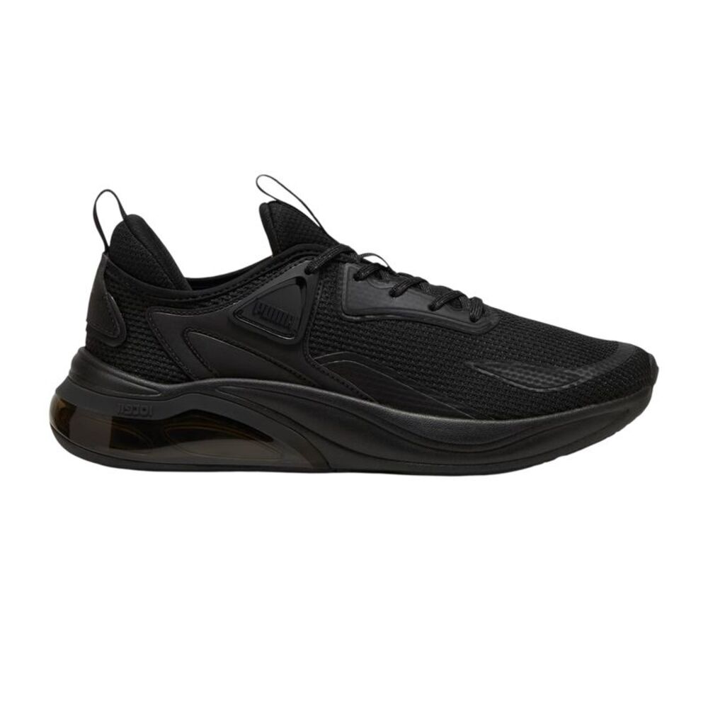 Puma Childrens/Kids Thrill Leather Sneakers / Triple Black